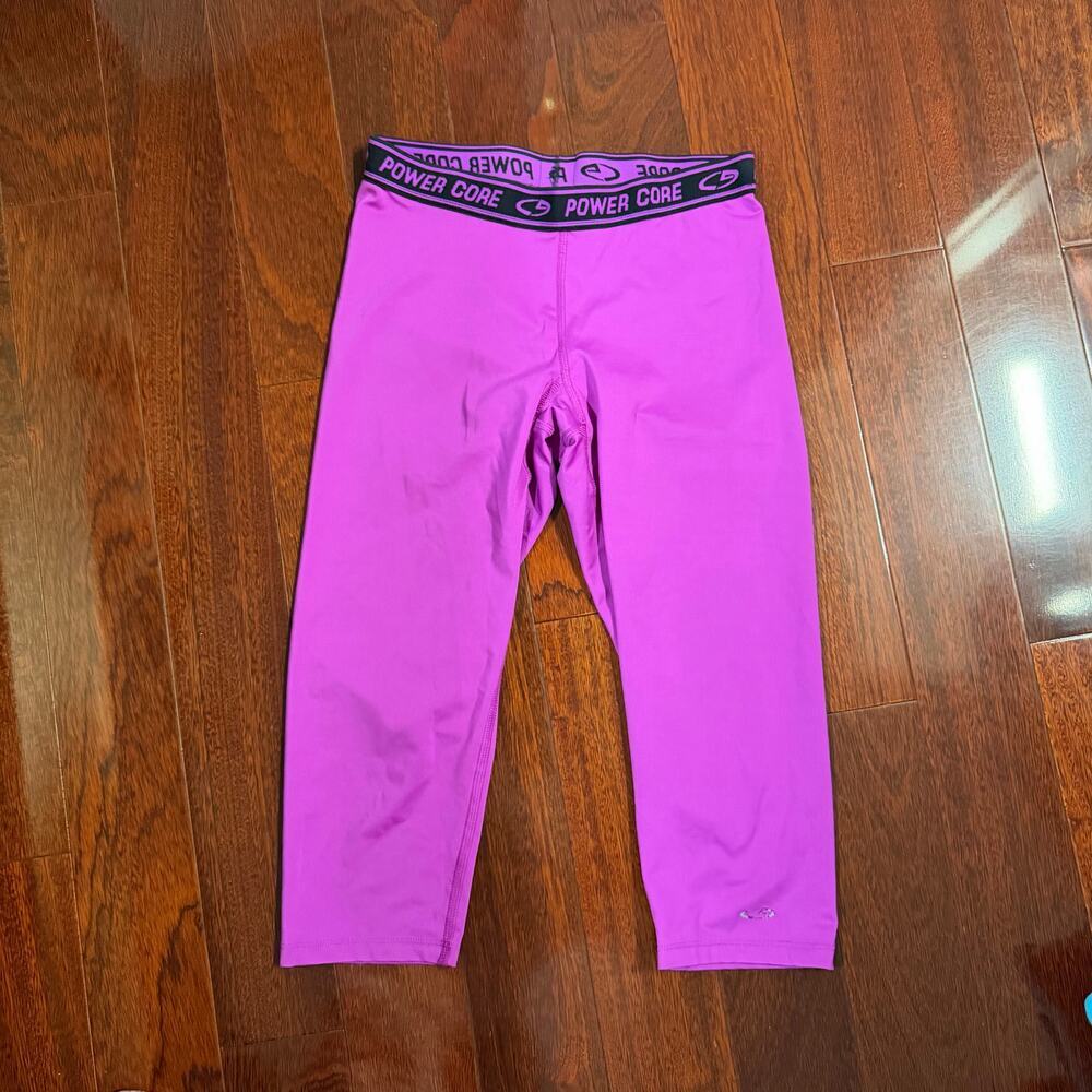 Champion bright pink capris no size fit as sz S/M activewear yoga